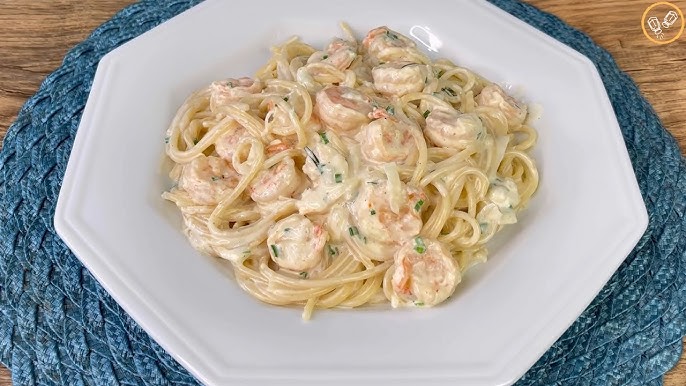 Macarrão Cremoso com Camarão Irresistível: A Receita que Vai Conquistar Seu Paladar