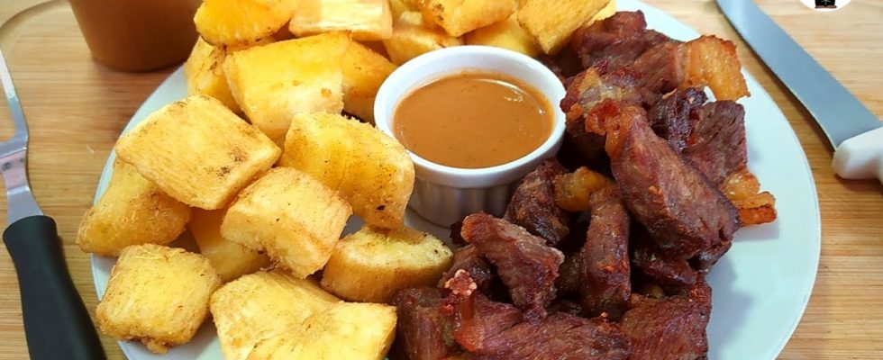 Carne de Sol com Aipim Frito Irresistível: Uma Explosão de Sabores para o Seu Dia!