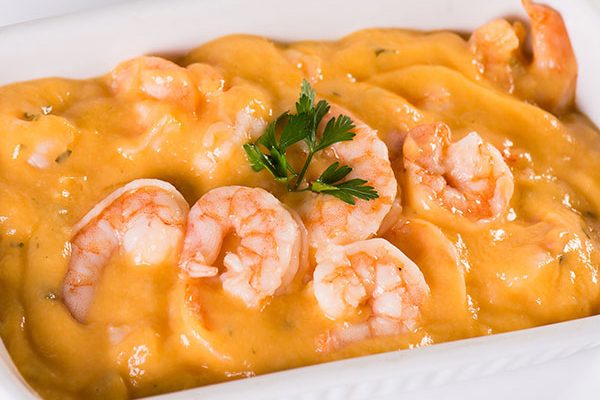 Strogonoff de Camarão Cremoso
