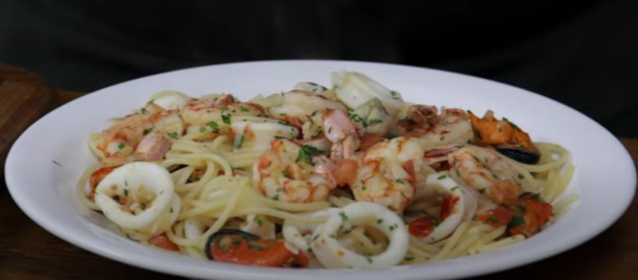 Espaguete de Frutos do Mar Maravilhoso: A Receita que Vai Te Surpreender!